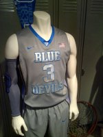 duke basketball grey uniforms